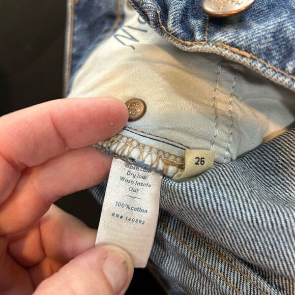 Marine Layer‎ Sasha Denim cutoff Jean Short women’s size 26 - Picture 5 of 11